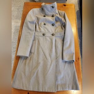 Old Navy Women's Double-Breasted Wool Top Coat in Taupe
